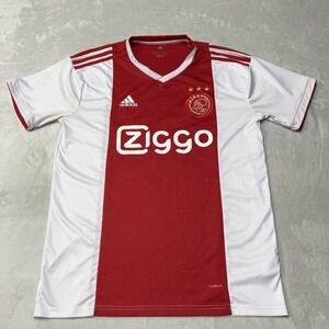 Ajax Amsterdam Home Jersey 2018/19 adidas Climalite Football Shirt Men's Size L
